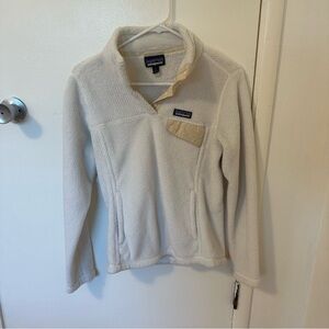 Patagonia Off-White Fleece Jacket